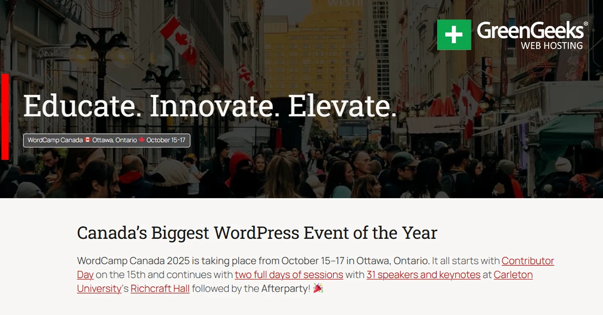 Присоединяйтесь к WordCamp Canada 2025 в Оттаве!