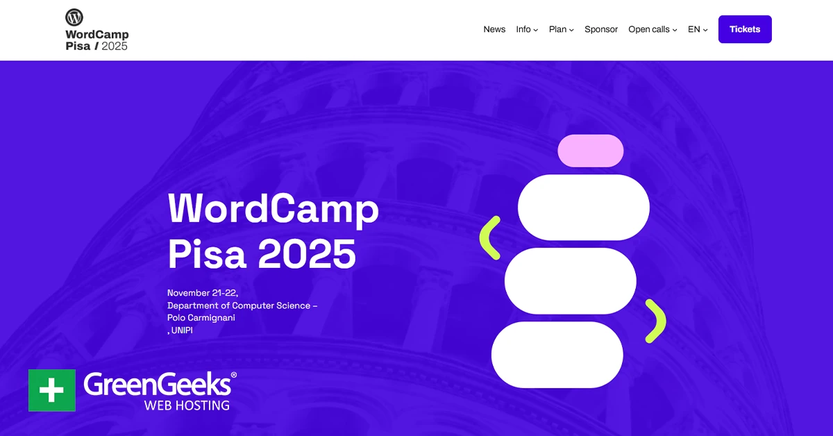 Встречаемся на WordCamp Pisa 2025!