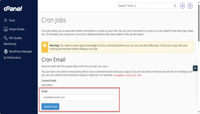 How to Set Up Cron Job in cPanel