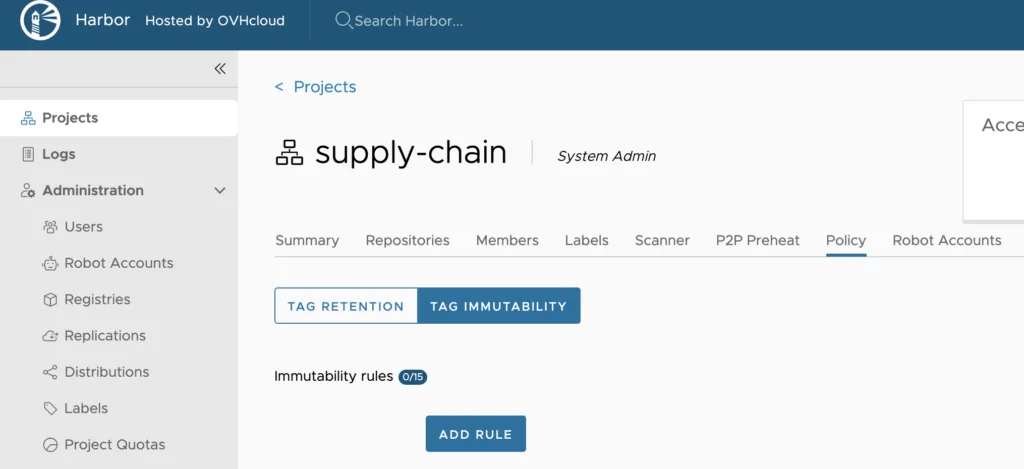 Secure your Software Supply Chain with OVHcloud Managed Private Registry (MPR)