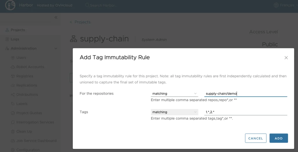 Secure your Software Supply Chain with OVHcloud Managed Private Registry (MPR)