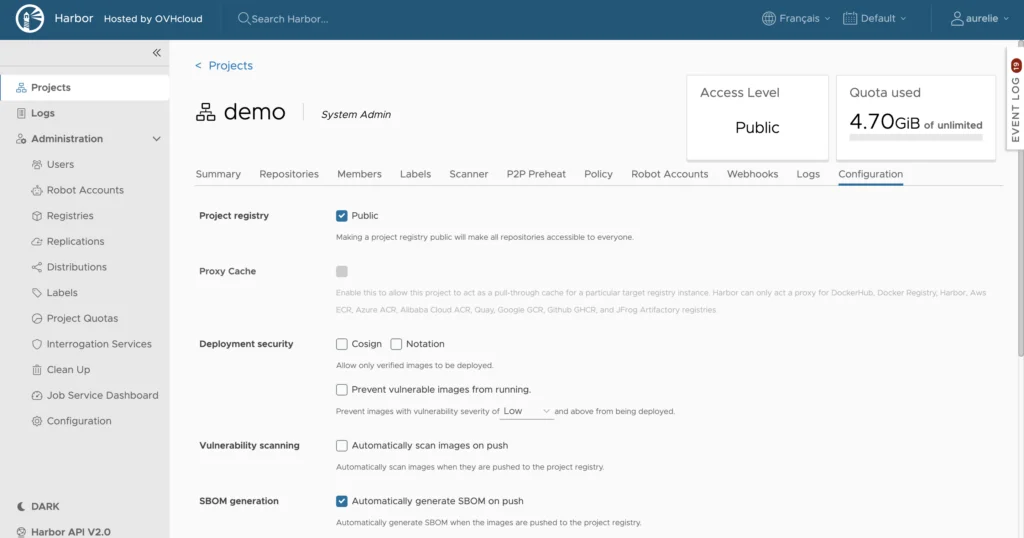 Secure your Software Supply Chain with OVHcloud Managed Private Registry (MPR)