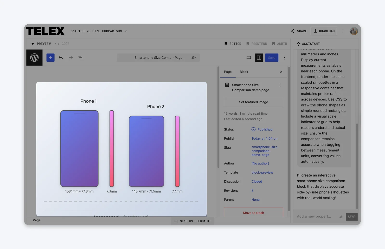 WordPress Telex Hands-on Review: Does This AI Tool Match the Hype?