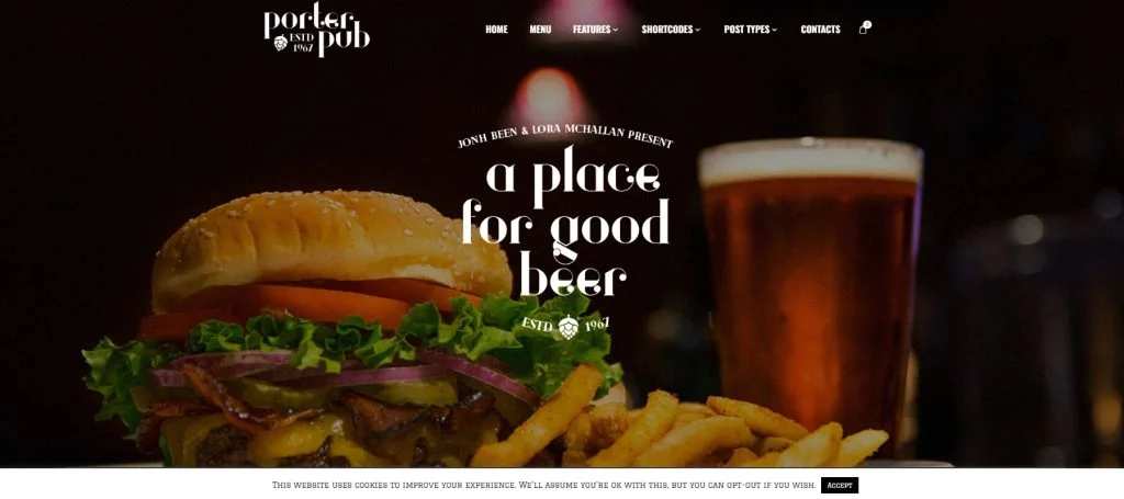 17 Best WordPress Themes for Bars and Pubs
