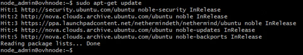 Running an Ethereum Node on OVHcloud Public instances