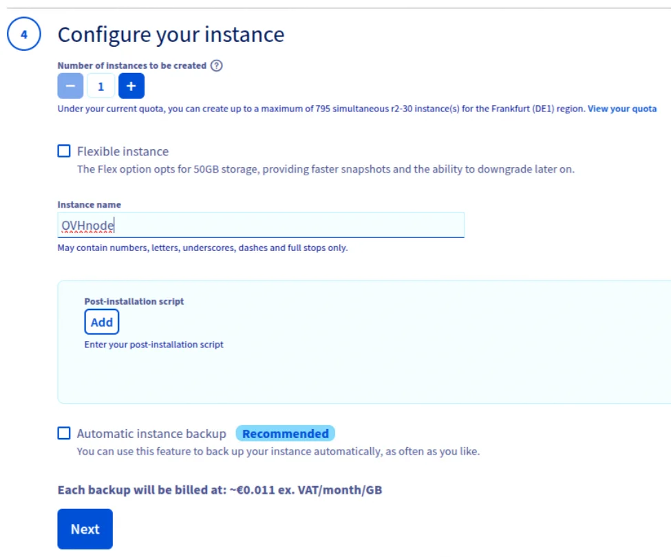 Running an Ethereum Node on OVHcloud Public instances