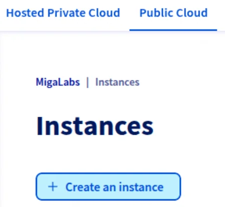 Running an Ethereum Node on OVHcloud Public instances
