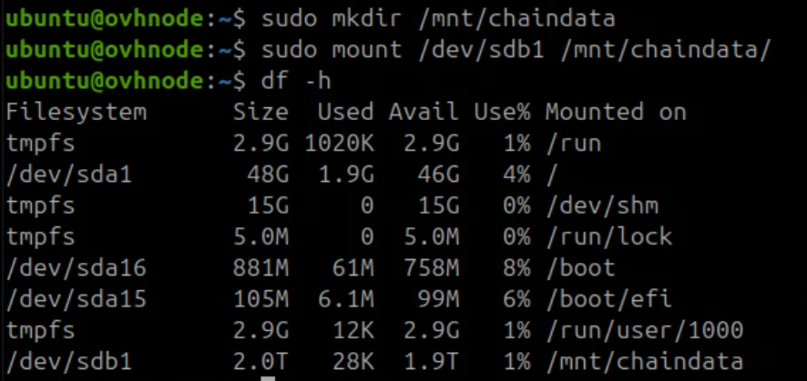 Running an Ethereum Node on OVHcloud Public instances