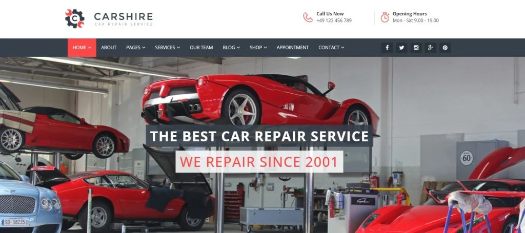 14 Best Auto Repair Themes for WordPress
