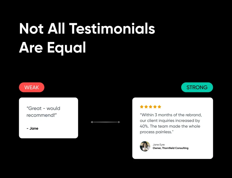 How to Request, Acquire, and Display Customer Testimonials