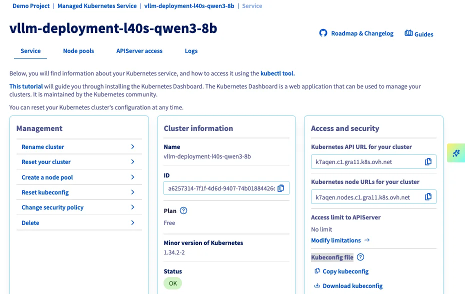Reference Architecture: Deploying a vision-language model with vLLM on OVHcloud MKS for high performance inference and full observability