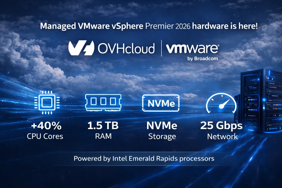 Запущено новое поколение серверов Premier 2026 для управляемого VMware vSphere