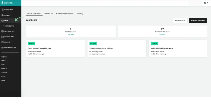 Упростите работу с почтой: новый раздел для управления ящиками и переадресацией