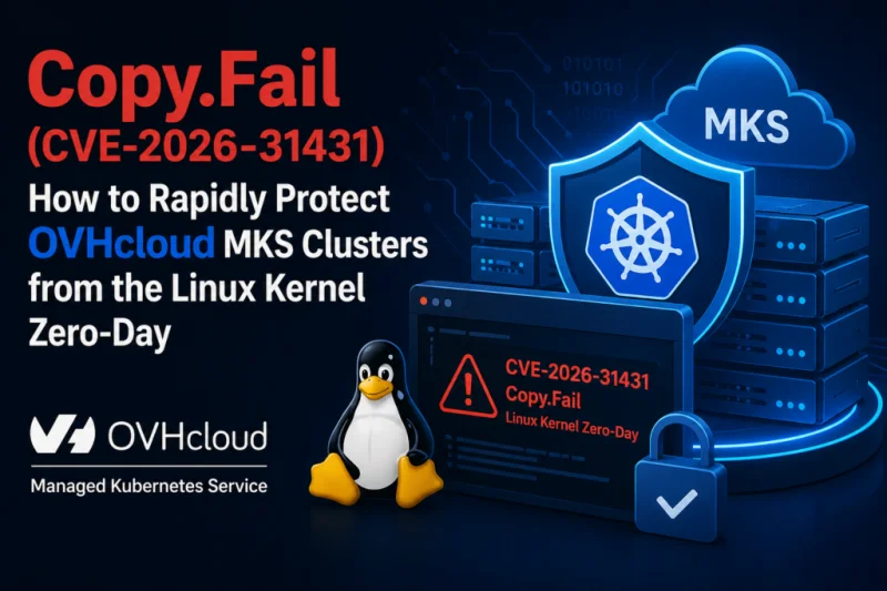 Срочно: защитите кластеры OVHcloud MKS от критической уязвимости Linux (CVE-2026-31431, Copy.Fail)