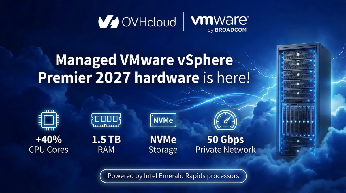 Обновление Managed VMware vSphere: серверы Premier 2027 — новый уровень производительности