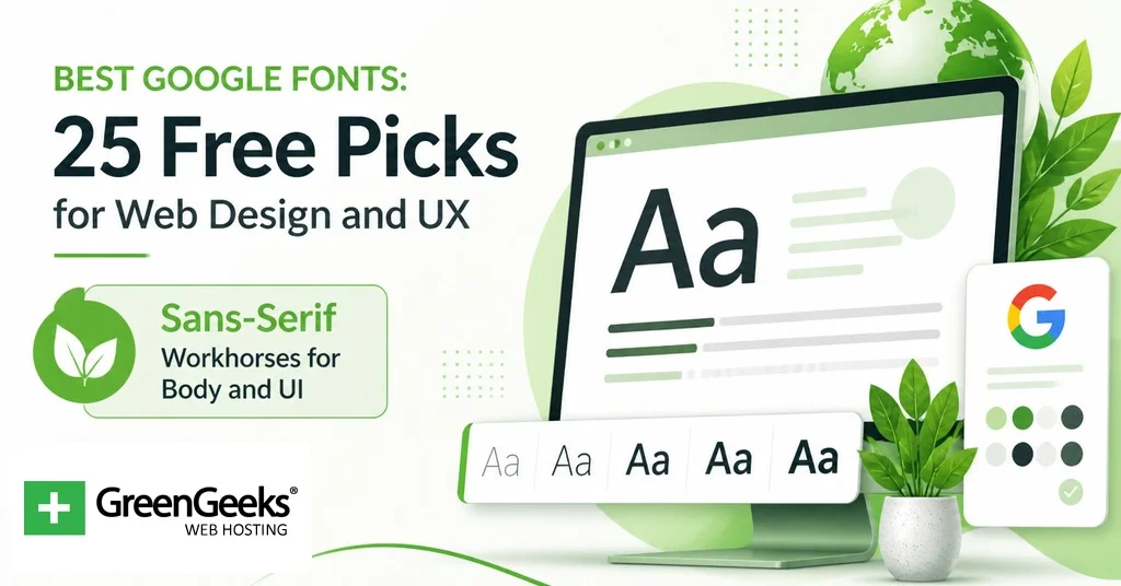 Best Google Fonts: 25 Free Picks for Web Design and UX