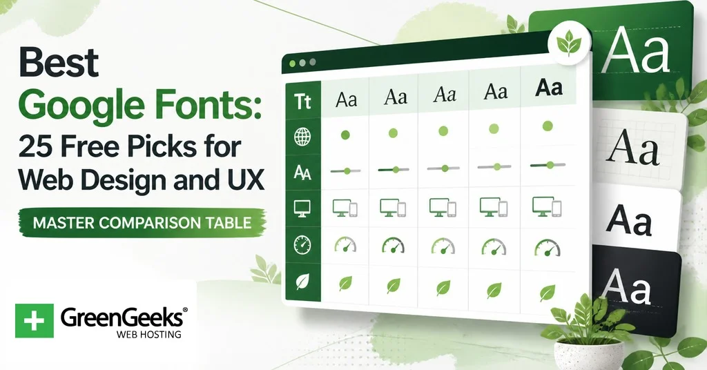Best Google Fonts: 25 Free Picks for Web Design and UX