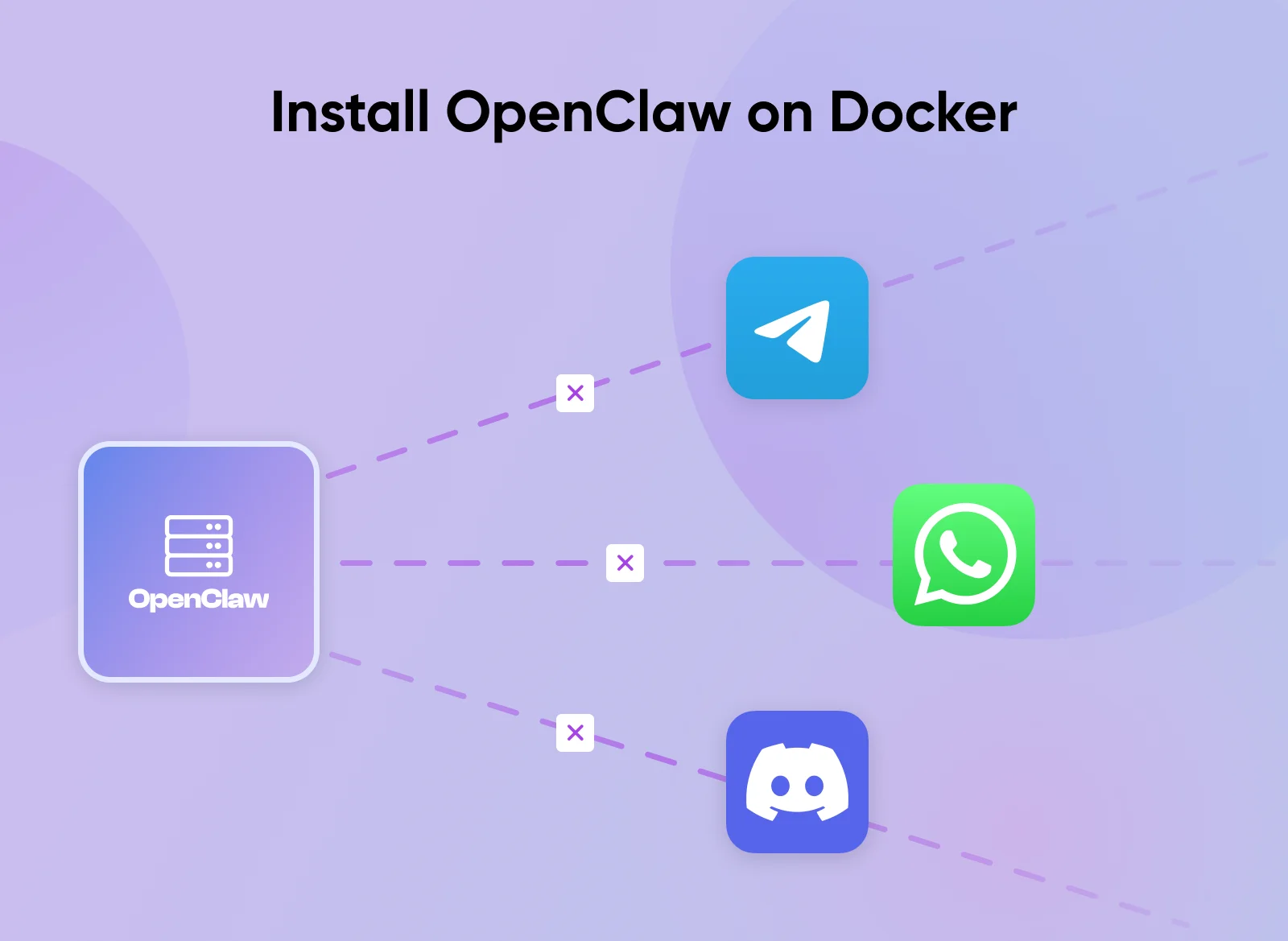 Консольный вывод процесса установки OpenClaw через Docker