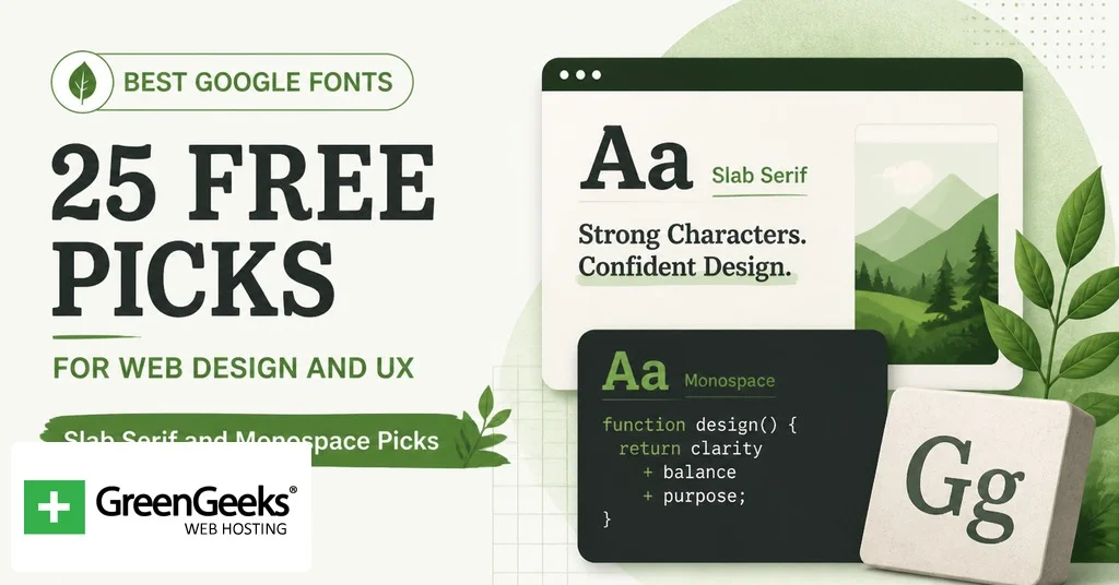 Best Google Fonts: 25 Free Picks for Web Design and UX