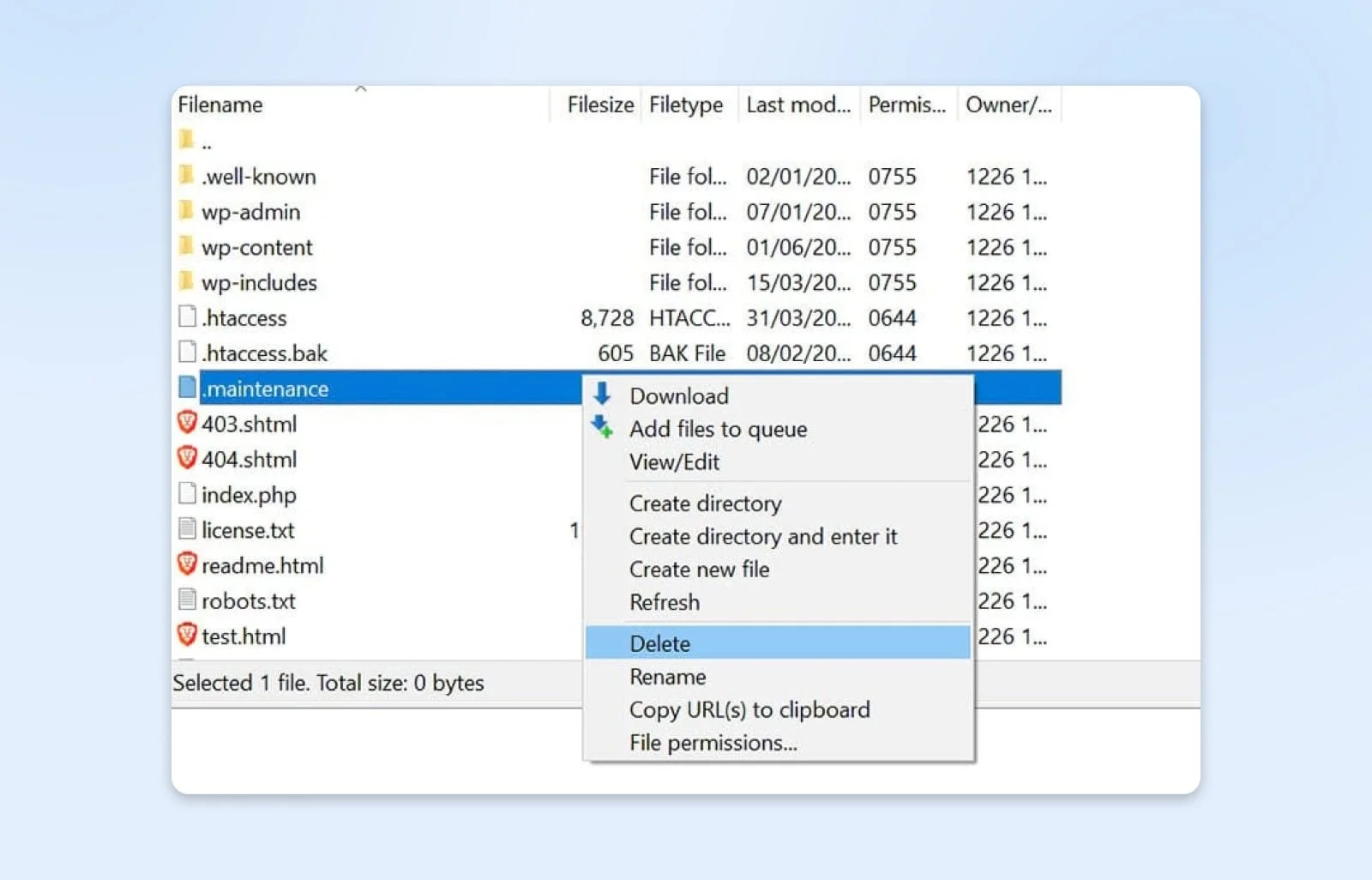 How To Fix “Briefly Unavailable For Scheduled Maintenance” Error In WordPress
